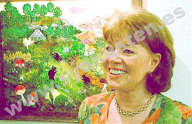 Helena Swärd ställer ut på Club Nórdico i Fuengirola till och med 31 mars.